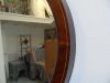 mahogany oval mirror