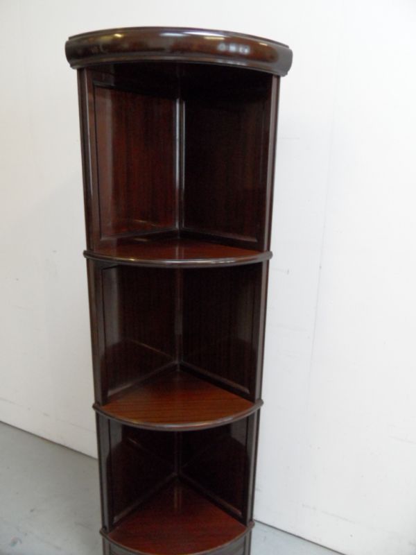 Mahogany corner cabinet