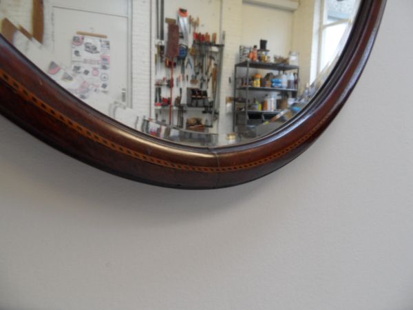 Mahogany mirror