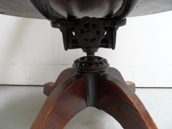 Eiken bureaustoel