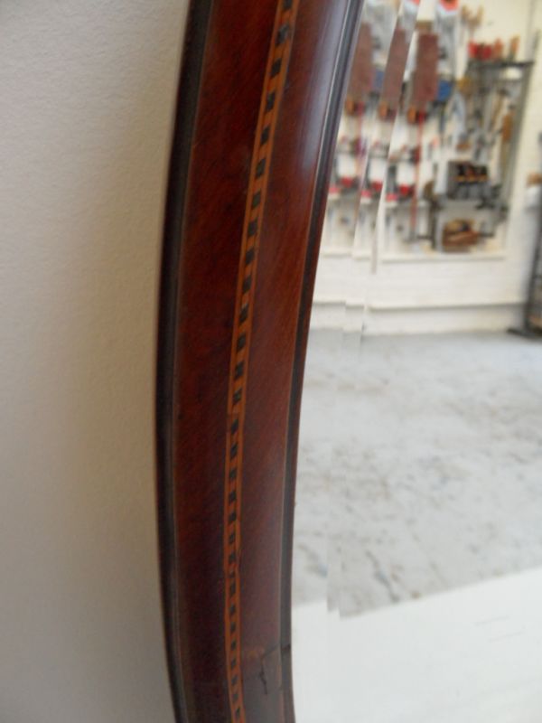Mahogany mirror