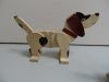 Vintage wooden dogs
