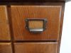 Oak filing cabinet
