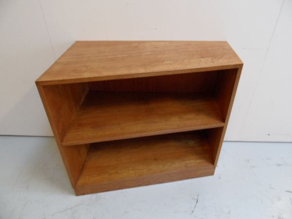 Oak open bookcase