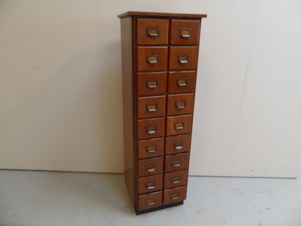 Oak filing cabinet