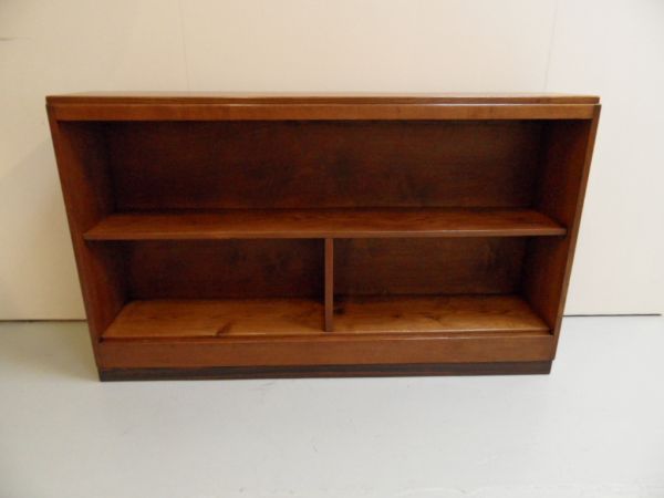 Oak open bookcase