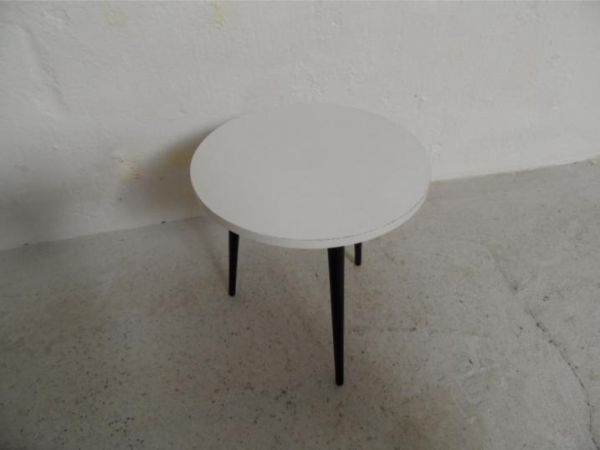 Vintage white sidetable