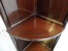 Mahogany corner cabinet