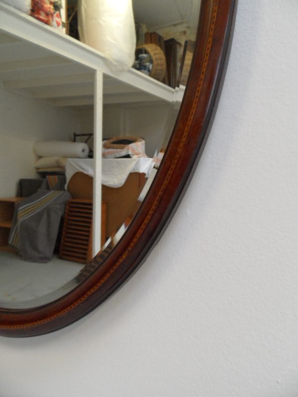 Mahogany mirror