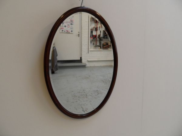 Mahogany mirror