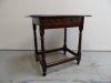 oak sidetable