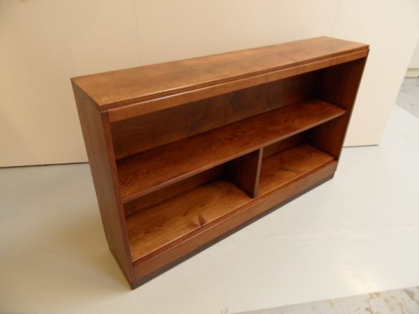 Oak open bookcase